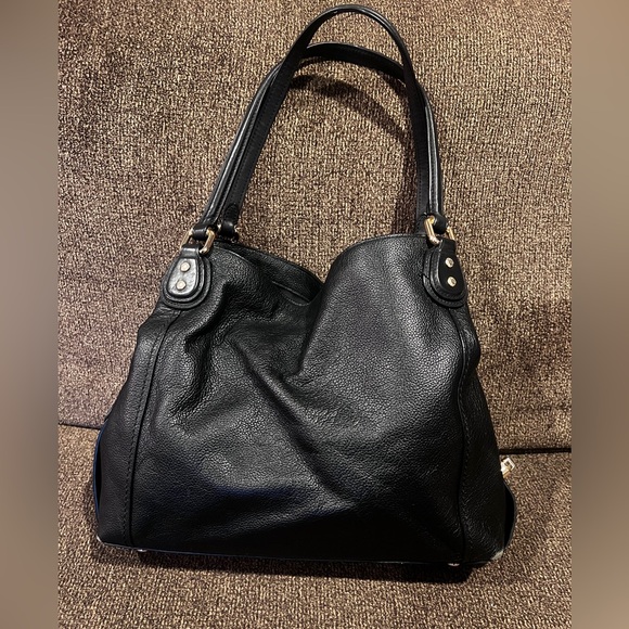 Coach Black Pebble Shoulder Bag - Picture 2 of 12